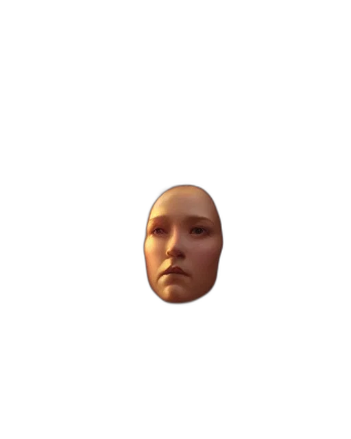 face, mask, robot, creature transparent PNG cut-out