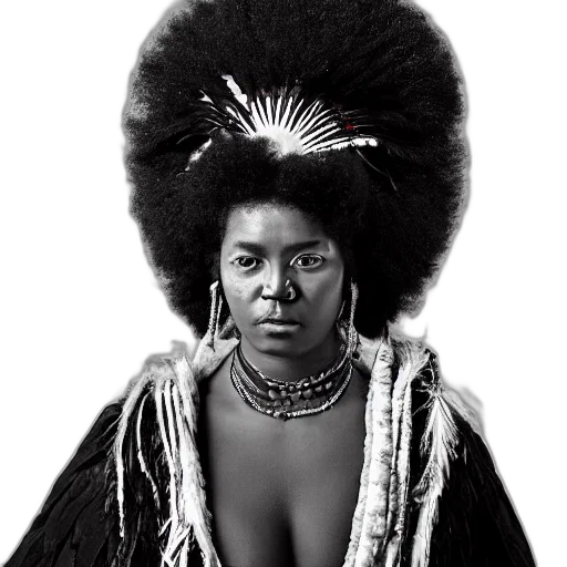 crown, hair, staff, face transparent PNG cut-out
