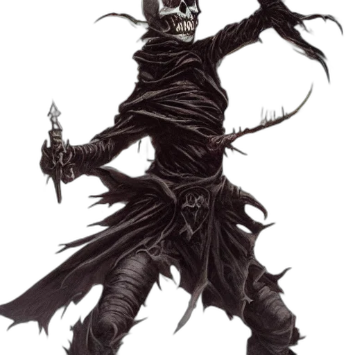 staff, mask, creature, weapon transparent PNG cut-out