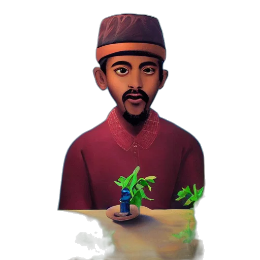 staff, hat, pixel art, concept art transparent PNG cut-out