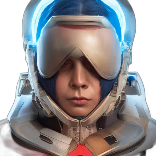 face, robot, mask, jacket transparent PNG cut-out