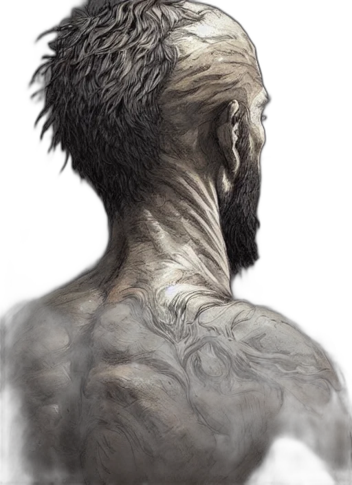 creature, face, hair, animal, concept art, photorealistic, fantasy art, cyberpunk transparent PNG cut-out