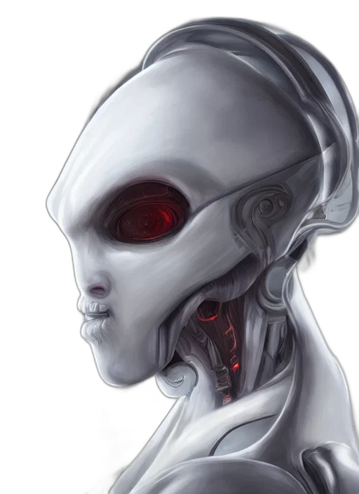 robot, face, mask, creature transparent PNG cut-out