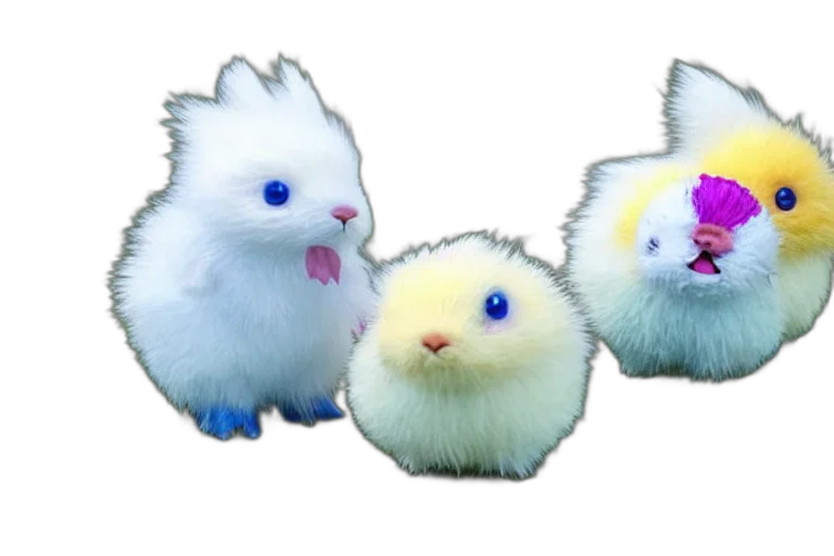 3d render, concept art, pastel, real, life, togepi, pokemon, cute transparent PNG cut-out