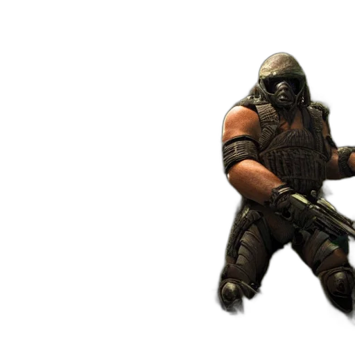 weapon, mask, robot, staff transparent PNG cut-out