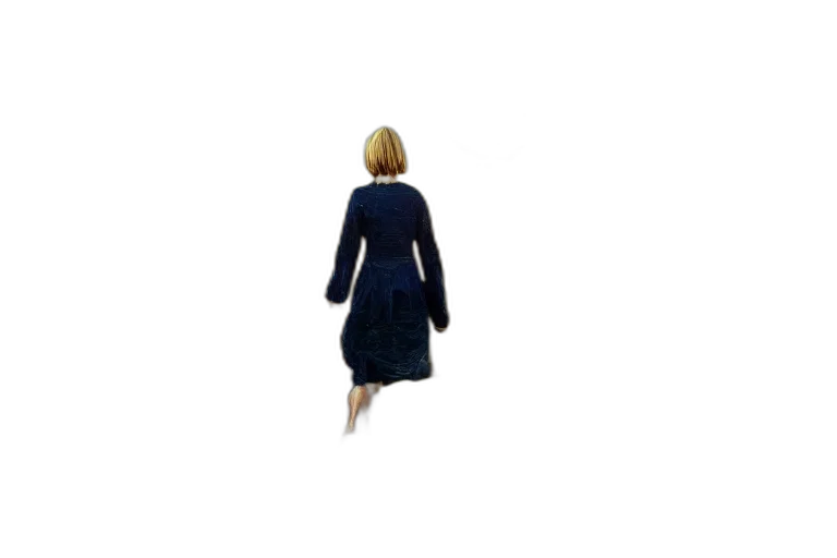 jacket, dress, staff, umbrella, 3d render, concept art, pixel art, photorealistic transparent PNG cut-out