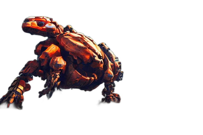 animal, creature, robot, dragon, concept art, pixel art, watercolor, 3d render transparent PNG cut-out