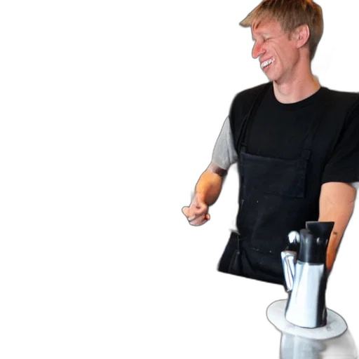 robot, staff, weapon, tony, hawk, pro, barista transparent PNG cut-out