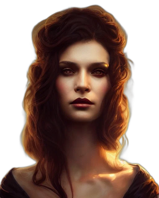 face, crown, hair, jewelry, fantasy art, photorealistic, concept art, comic book art transparent PNG cut-out