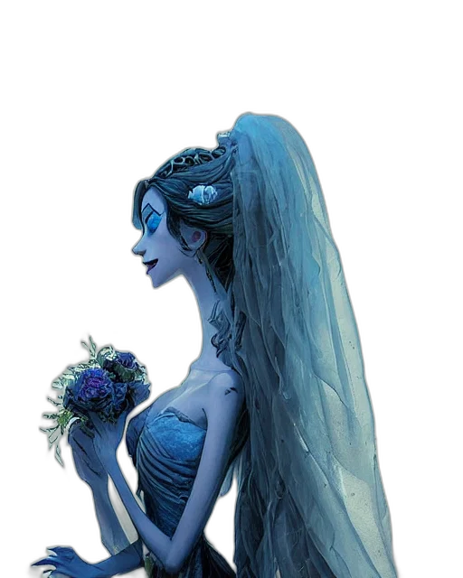 dress, crown, jewelry, mask, concept art, fantasy art, comic book art, photorealistic transparent PNG cut-out