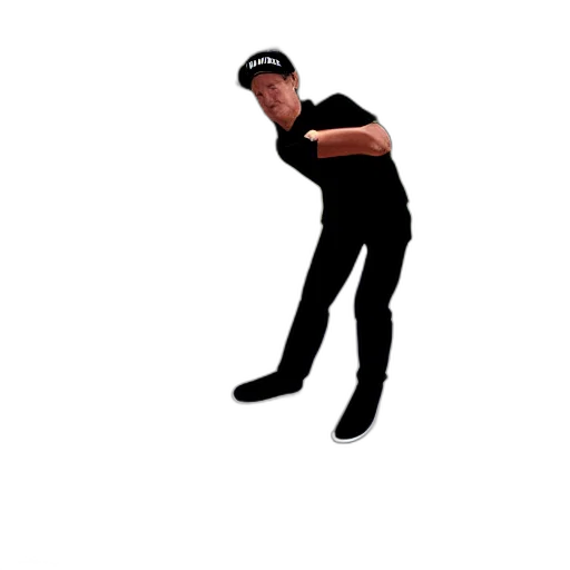 staff, 3d render, pixel art, tony, hawk, pro, golf transparent PNG cut-out