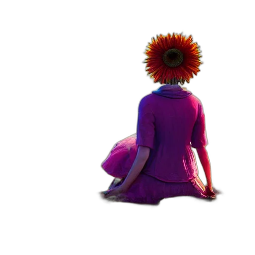 flower, dress, crown, umbrella transparent PNG cut-out