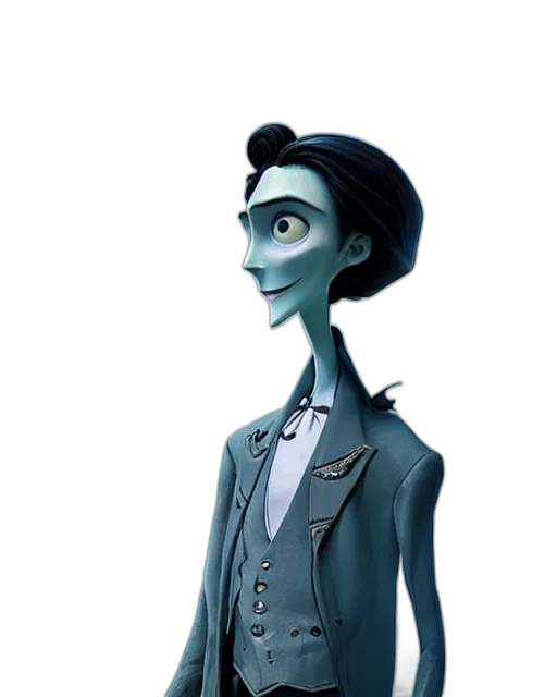 staff, jacket, robot, face, concept art, cartoon, 3d render, comic book art transparent PNG cut-out