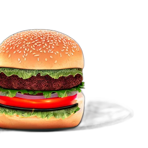 food, animal, photorealistic, 3d render transparent PNG cut-out