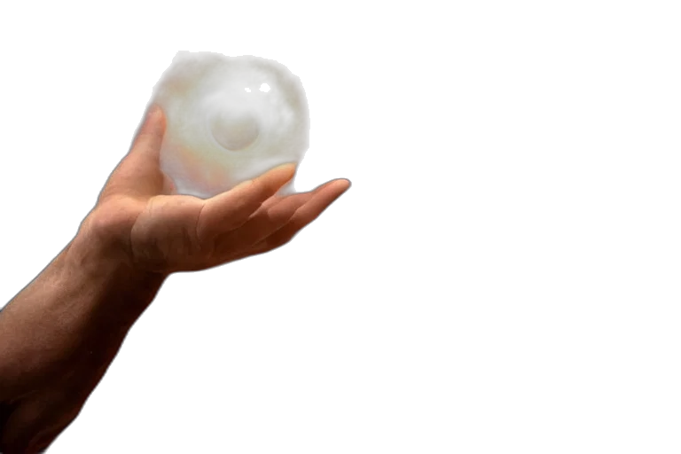 food, hair, 3d render, man, holding, universe, after, becoming transparent PNG cut-out