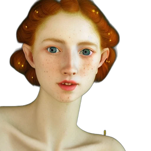 face, crown, jewelry, mask, photorealistic, 3d render, oil painting, fantasy art transparent PNG cut-out