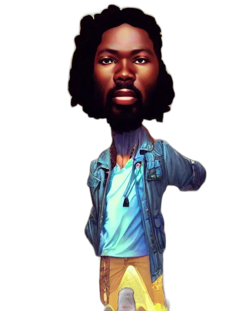 jacket, staff, face, cartoon transparent PNG cut-out