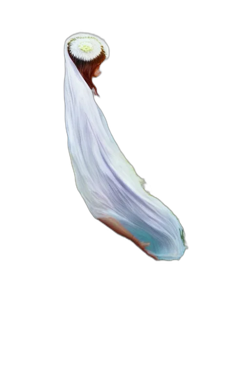 flower, hair, shoes, bottle transparent PNG cut-out