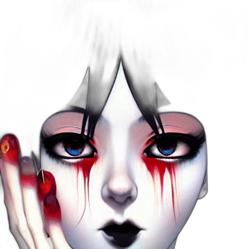 face, mask, fantasy art, concept art transparent PNG cut-out