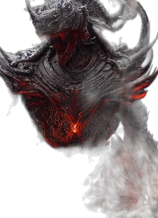 dragon, creature, mask, face transparent PNG cut-out
