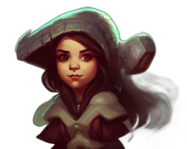 hat, face, staff, robot transparent PNG cut-out