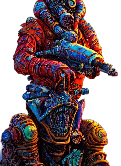 robot, weapon, staff, creature transparent PNG cut-out