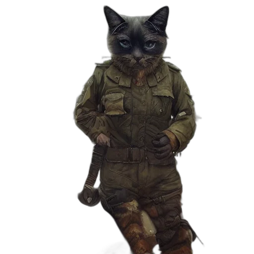 animal, staff, jacket, creature transparent PNG cut-out