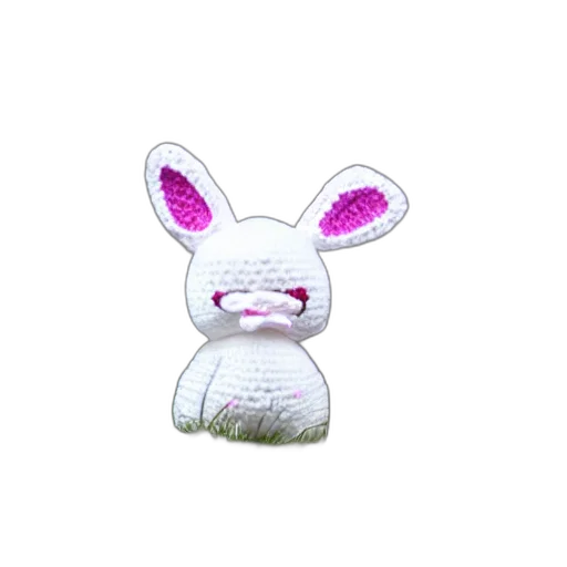 creature, animal, staff, pixel art, 3d render, concept art, minimalistic, crocheted transparent PNG cut-out