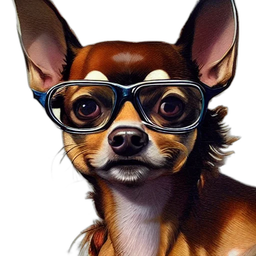 animal, staff, face, mask, photorealistic, 3d render, cartoon, oil painting transparent PNG cut-out