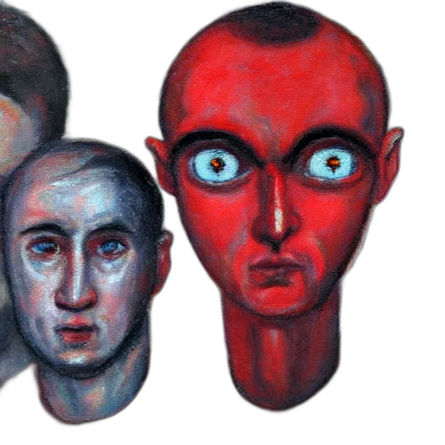 mask, face, concept art, watercolor transparent PNG cut-out