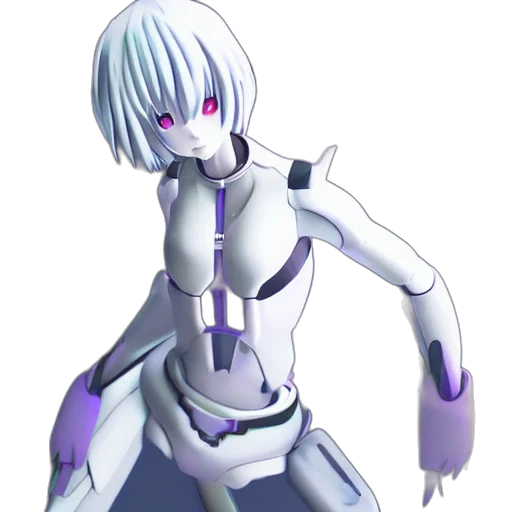 robot, creature, weapon, staff transparent PNG cut-out