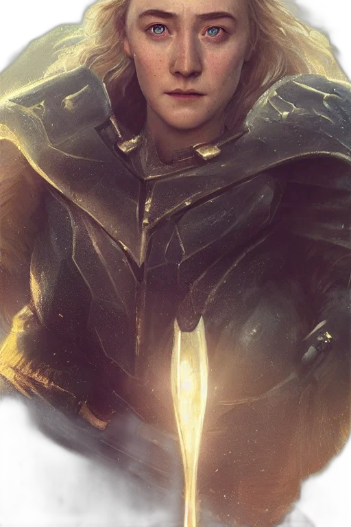 dragon, face, jacket, staff transparent PNG cut-out