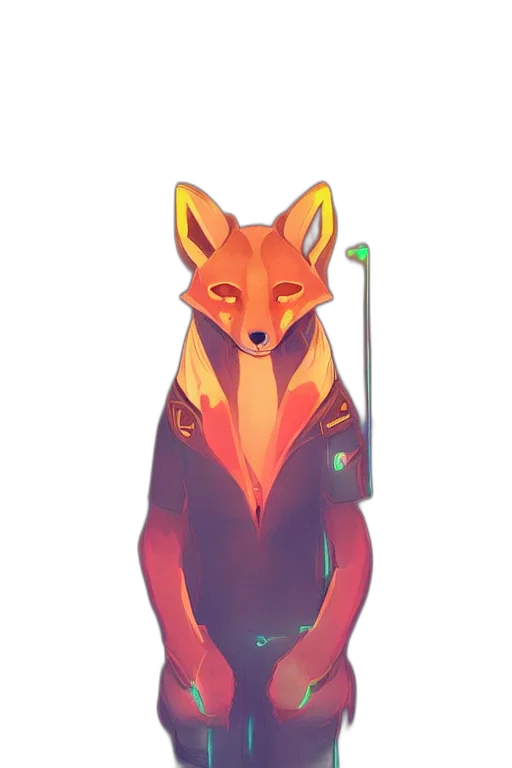 staff, jacket, creature, animal transparent PNG cut-out