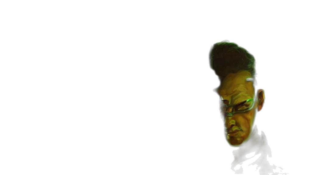 face, mask, creature, staff transparent PNG cut-out