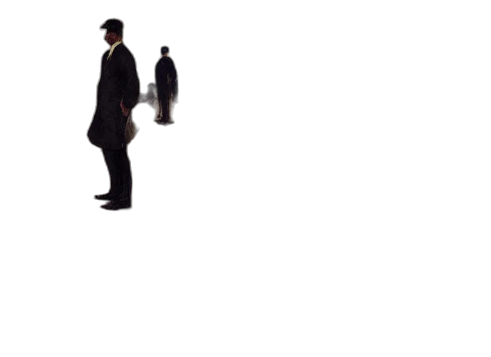 umbrella, staff, jacket, robot transparent PNG cut-out