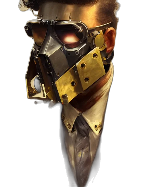 mask, face, robot, weapon transparent PNG cut-out