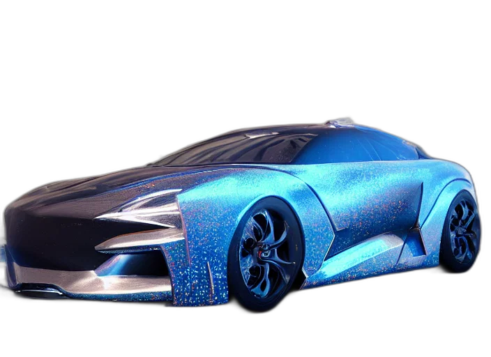 car, robot, 3d render, concept art transparent PNG cut-out
