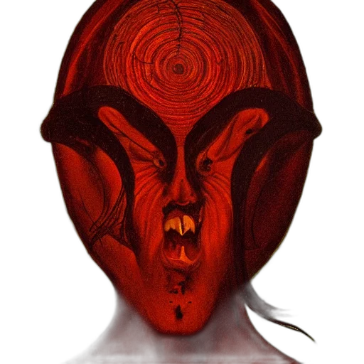 mask, face, creature, hair, concept art, fantasy art, photorealistic, 3d render transparent PNG cut-out