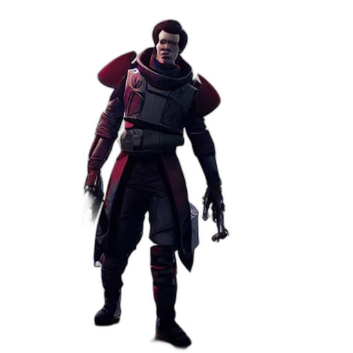 staff, jacket, sword, weapon, concept art, 3d render, cyberpunk, fantasy art transparent PNG cut-out
