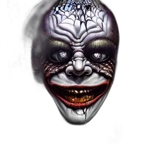 mask, face, creature, crown transparent PNG cut-out