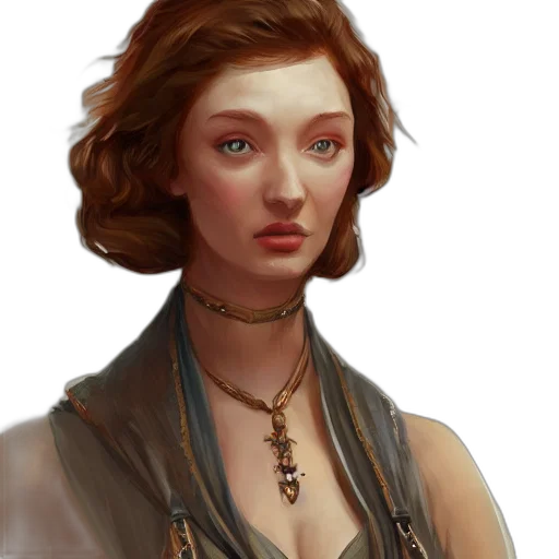 staff, face, jewelry, fantasy art transparent PNG cut-out