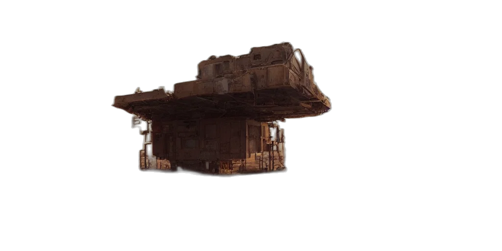 weapon, building, robot, staff transparent PNG cut-out