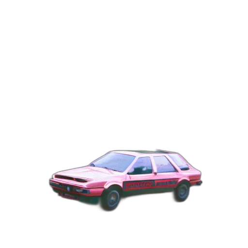 car, weapon, animal, robot, vaporwave, pixel art, 3d render, concept art transparent PNG cut-out