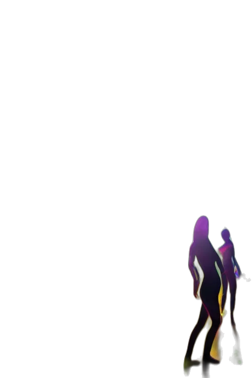 dress, staff, robot, umbrella, 3d render, concept art, pixel art, vaporwave transparent PNG cut-out