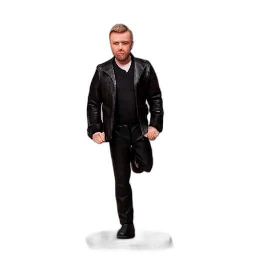 jacket, 3d render, concept art, gary, barlow, action, figure, figurine transparent PNG cut-out