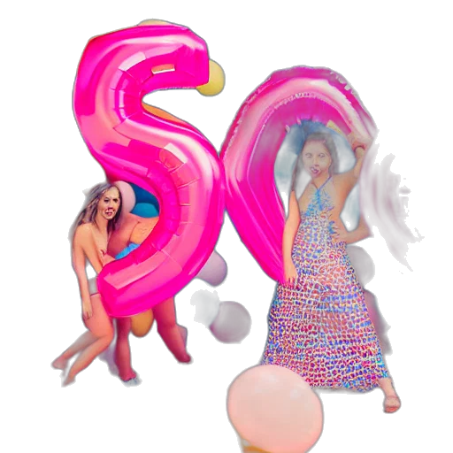 3d render, sweet, sixteen, pool, party, photography, professional, photoshoot transparent PNG cut-out