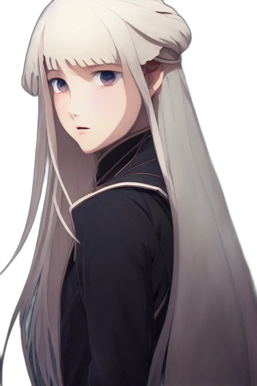 crown, face, hair, staff transparent PNG cut-out