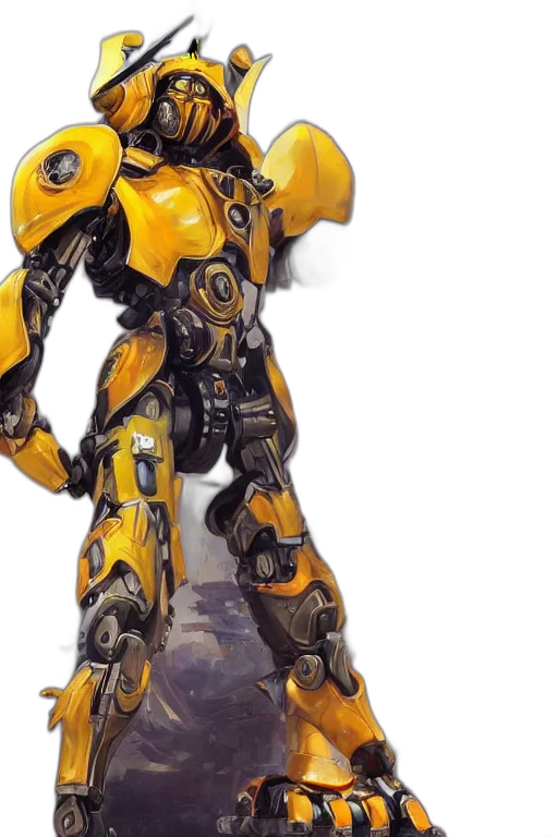 robot, weapon, concept art, 3d render transparent PNG cut-out