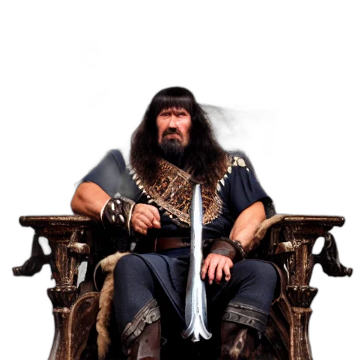 furniture, crown, sword, staff transparent PNG cut-out