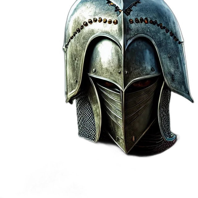 sword, mask, weapon, crown, fantasy art, concept art, 3d render, photorealistic transparent PNG cut-out